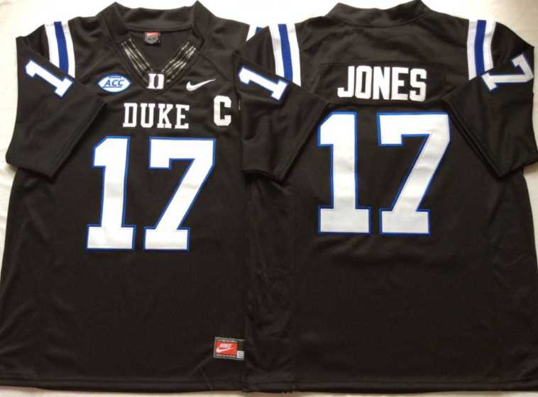 Duke Blue Devils 17 Daniel Jones Black College Football Jersey,We sell and wholesale Duke Blue Devils 17 Daniel Jones Black College Football Jersey on line form chian!